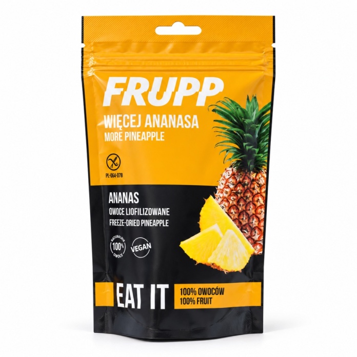 Opakowanie ananasa liofilizowanego FRUPP 15 g